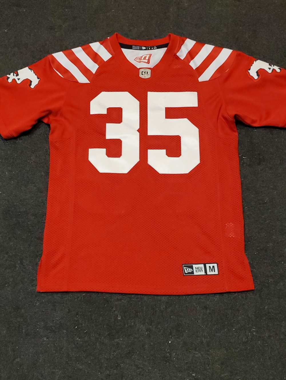 CFL NEW ERA KA'DEEM CAREY CALGARY STAMPEDERS JERSEY... 🏈🐴